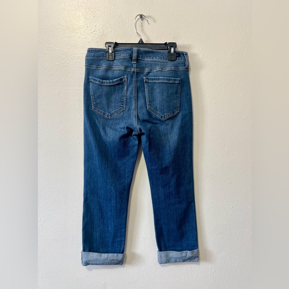 Liverpool 'The Crop' Medium Wash Cuffed Jeans - Size 28/6P - Picture 7 of 13